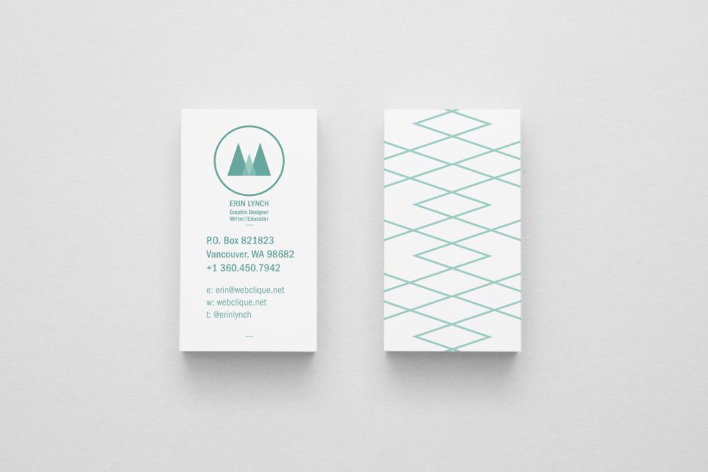 Erin Lynch business card design